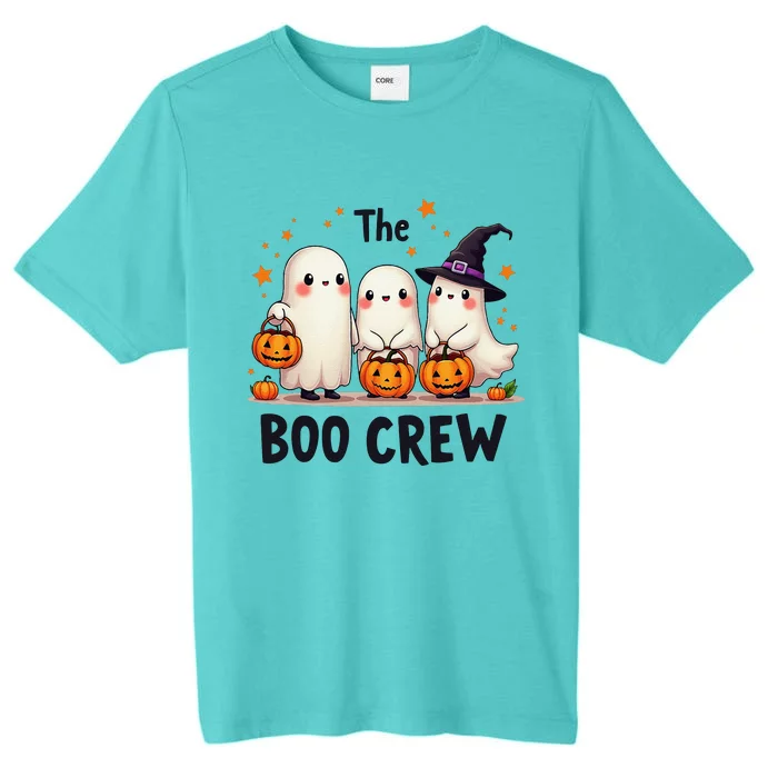 The Boo Crew Funny Family Ghosts Halloween ChromaSoft Performance T-Shirt