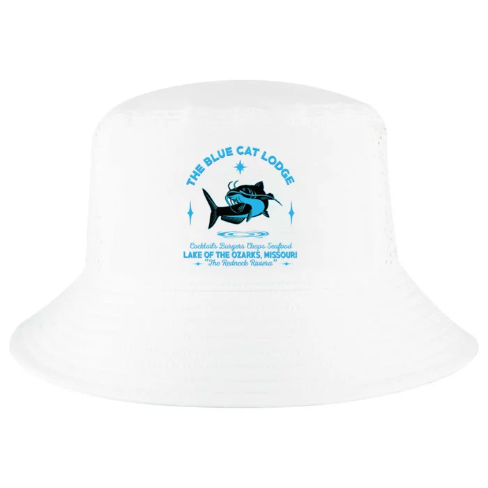 The Blue Cat Lodge Lake Of The Ozarks Missouri Classic Fish Cool Comfort Performance Bucket Hat