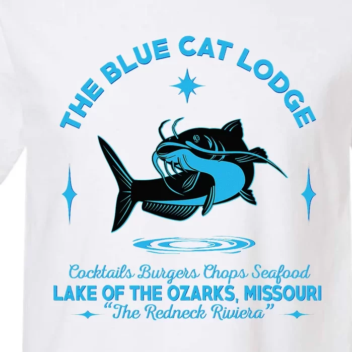 The Blue Cat Lodge Lake Of The Ozarks Missouri Classic Fish Garment-Dyed Heavyweight T-Shirt