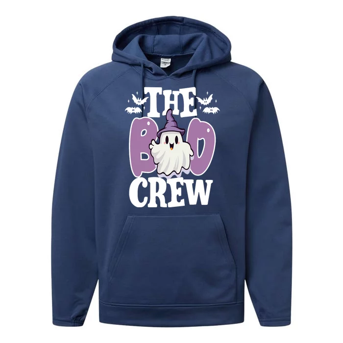 The Boo Crew Cute Halloween Ghost Performance Fleece Hoodie