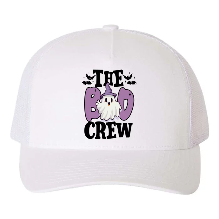 The Boo Crew Cute Halloween Ghost Yupoong Adult 5-Panel Trucker Hat