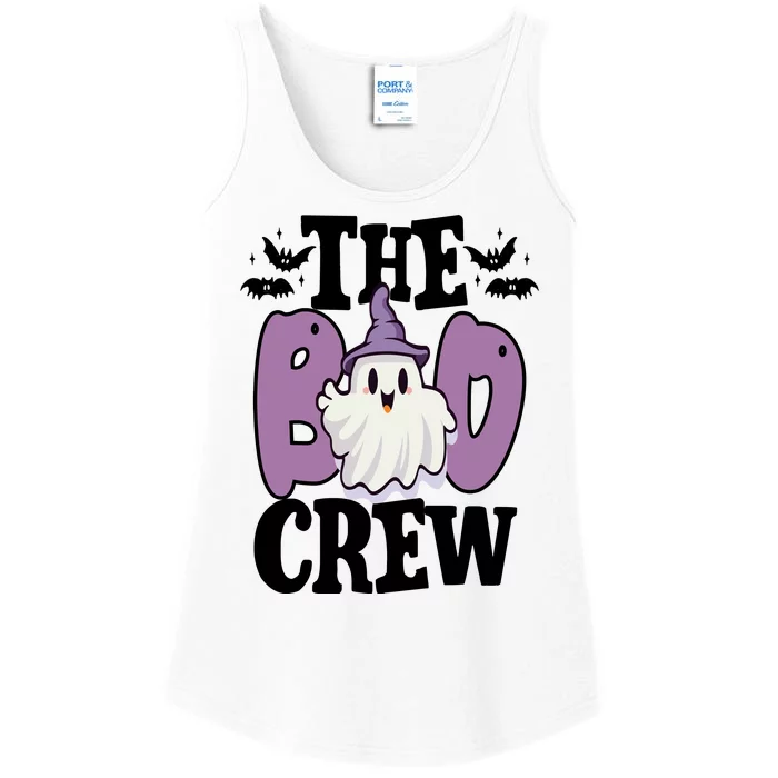 The Boo Crew Cute Halloween Ghost Ladies Essential Tank