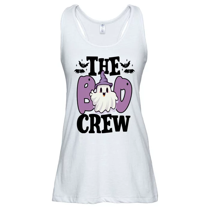 The Boo Crew Cute Halloween Ghost Ladies Essential Flowy Tank