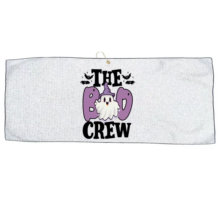 The Boo Crew Cute Halloween Ghost Large Microfiber Waffle Golf Towel