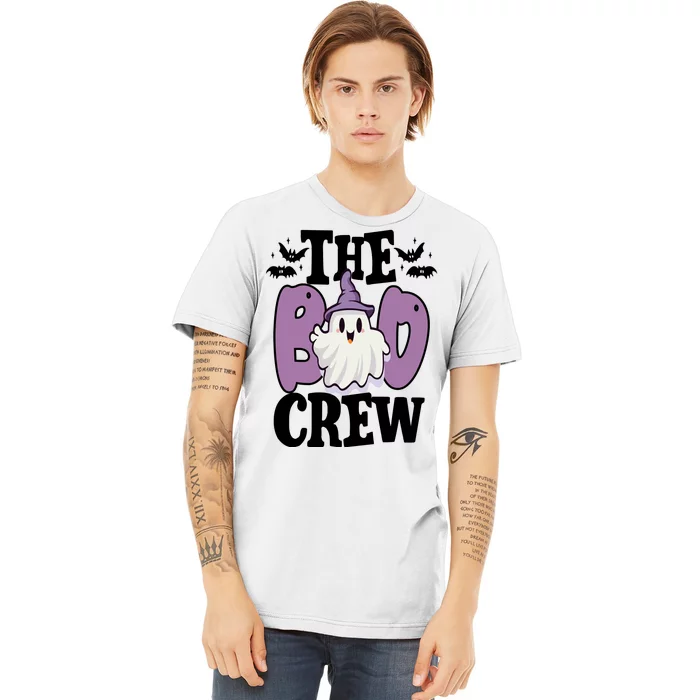 The Boo Crew Cute Halloween Ghost Premium T-Shirt