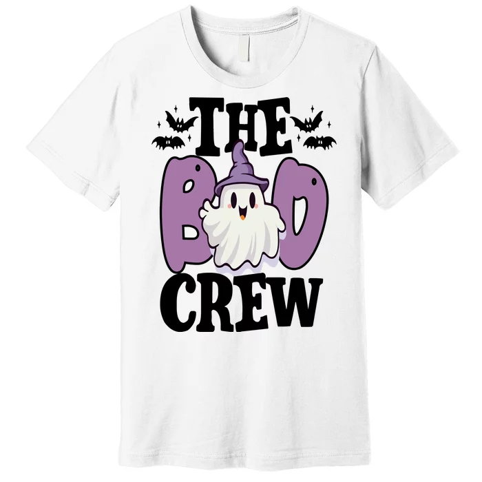 The Boo Crew Cute Halloween Ghost Premium T-Shirt