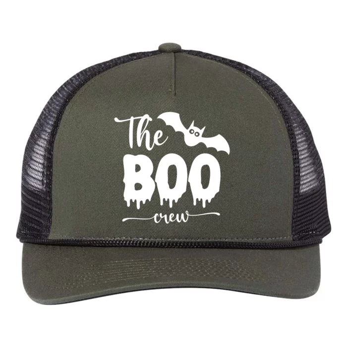 The Boo Crew Haloween Matching Retro Rope Trucker Hat Cap