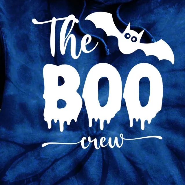 The Boo Crew Haloween Matching Tie Dye Hoodie