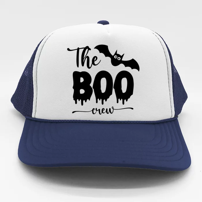 The Boo Crew Haloween Matching Trucker Hat