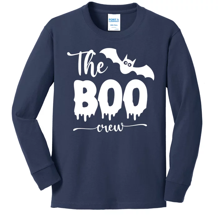 The Boo Crew Haloween Matching Kids Long Sleeve Shirt