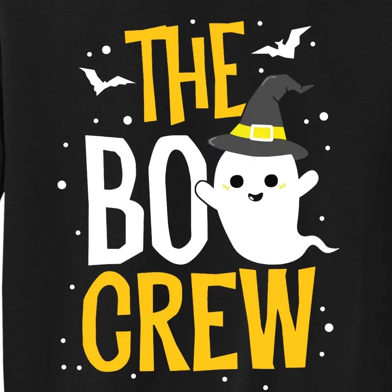 The Boo Crew Halloween Ghost Trick Treat Outfit Squad Team Sweatshirt