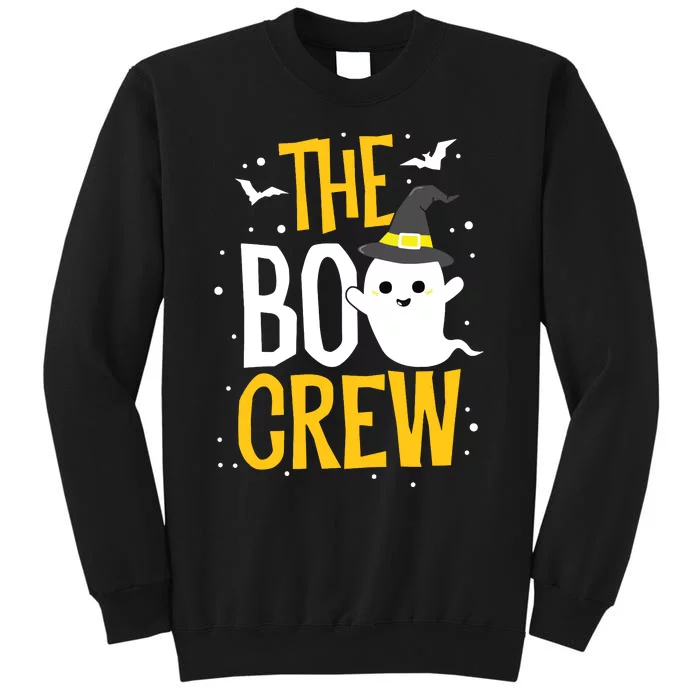 The Boo Crew Halloween Ghost Trick Treat Outfit Squad Team Sweatshirt