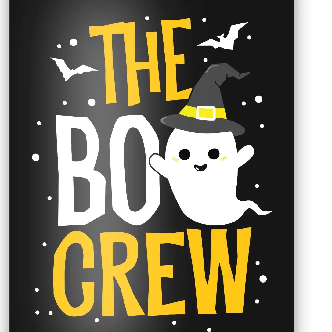 The Boo Crew Halloween Ghost Trick Treat Outfit Squad Team Poster