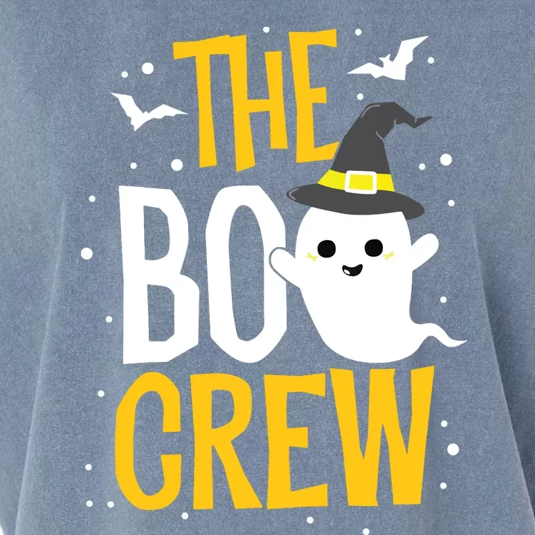 The Boo Crew Halloween Ghost Trick Treat Outfit Squad Team Garment-Dyed Women's Muscle Tee