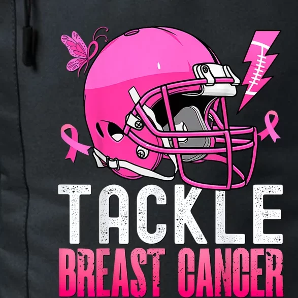 Tackle Breast Cancer Awareness Fighting American Football Daily Commute Backpack