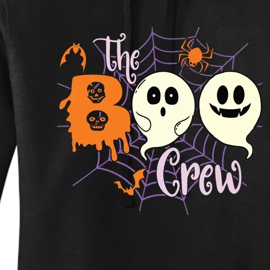 The Boo Crew Team Squad Halloween Family Matching Women's Pullover Hoodie