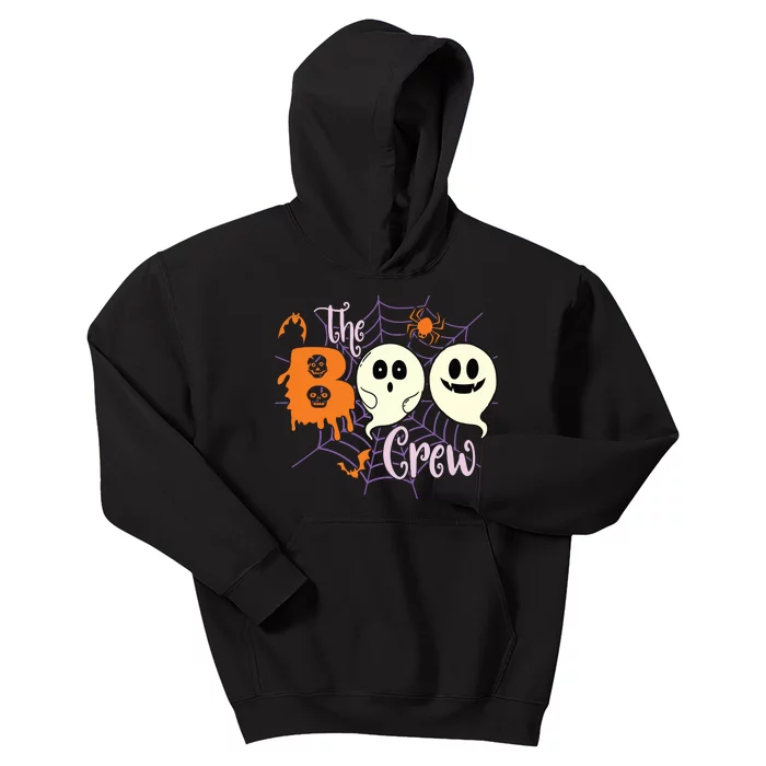 The Boo Crew Team Squad Halloween Family Matching Kids Hoodie