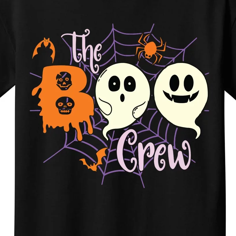 The Boo Crew Team Squad Halloween Family Matching Kids T-Shirt