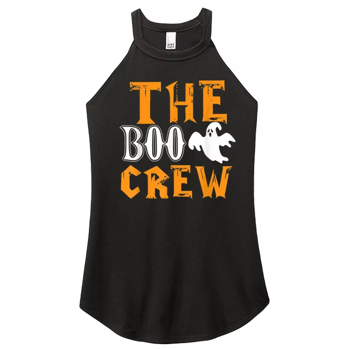 The Boo Crew Lazy Halloween Costume Funny Ghost Spirit Women’s Perfect Tri Rocker Tank