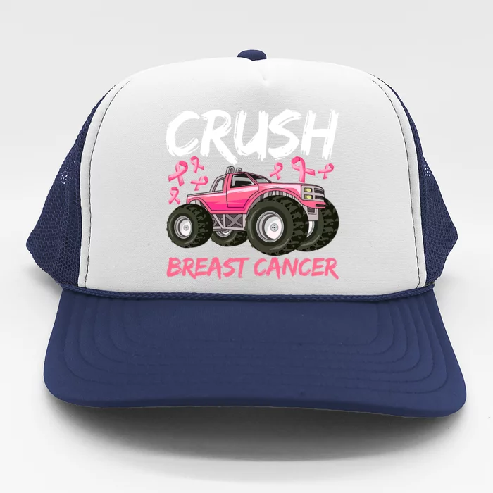 Truck Breast Cancer Awareness For Boys Trucker Hat