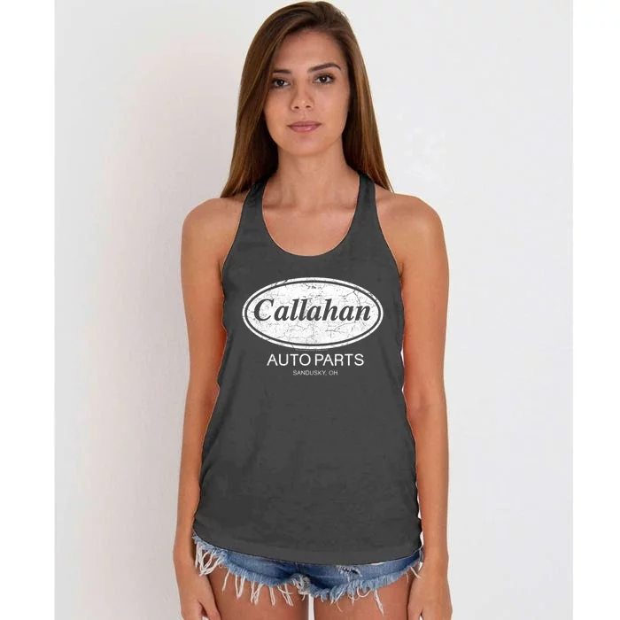 Tommy Boy Callahan Auto Women's Knotted Racerback Tank