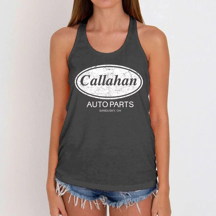 Tommy Boy Callahan Auto Women's Knotted Racerback Tank