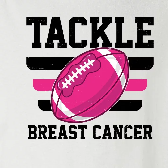 Tackle Breast Cancer Football Fan Toddler Long Sleeve Shirt