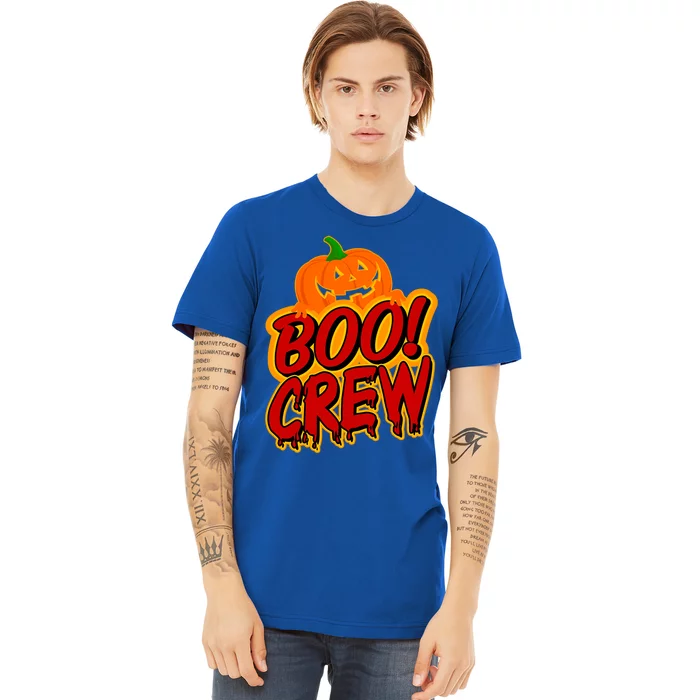 The Boo Crew Halloween Ghost Trick Treat Outfit Squad Team Gift Premium T-Shirt