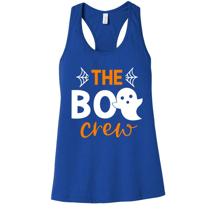 The Boo Crew Cool Gift Matching Halloween Family Gift Pajamas Gift Women's Racerback Tank