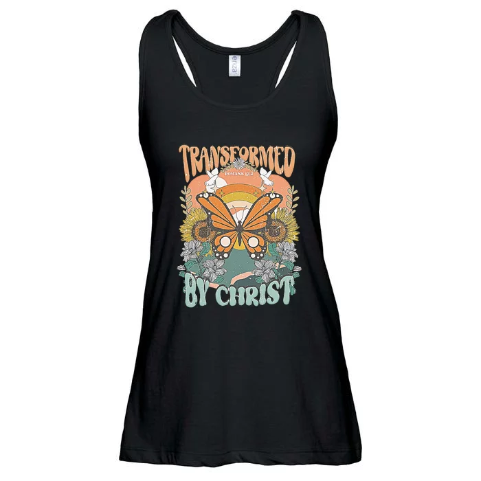 Transformed by Christ Boho christian Trendy Christian Ladies Essential Flowy Tank