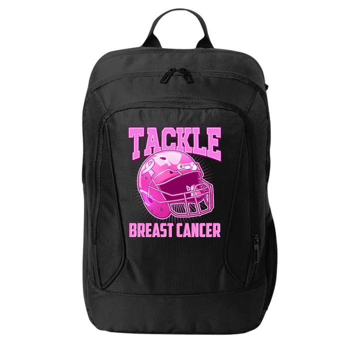 Tackle Breast Cancer Awareness Football Helmet City Backpack