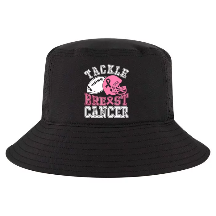 Tackle Breast Cancer Awareness Football Lover Cool Comfort Performance Bucket Hat