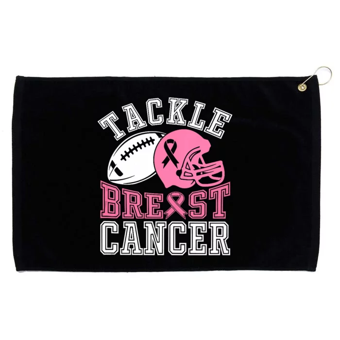 Tackle Breast Cancer Awareness Football Lover Grommeted Golf Towel