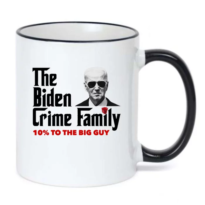 The Biden Crime Family Anti Biden Liberals Democrats Black Color Changing Mug