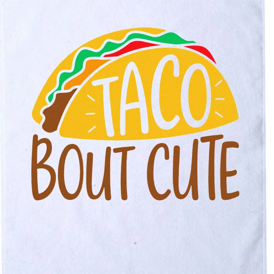 Taco Bout Cute Cinco De Mayo Fiesta Party Funny Platinum Collection Golf Towel