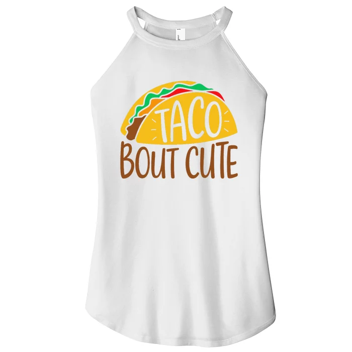 Taco Bout Cute Cinco De Mayo Fiesta Party Funny Women’s Perfect Tri Rocker Tank