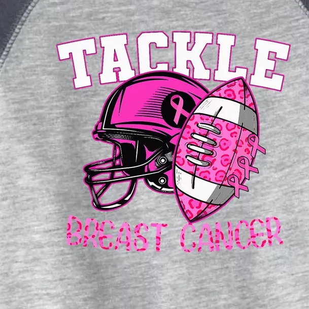 Tackle Breast Cancer Awareness American Footballribbon Toddler Fine Jersey T-Shirt