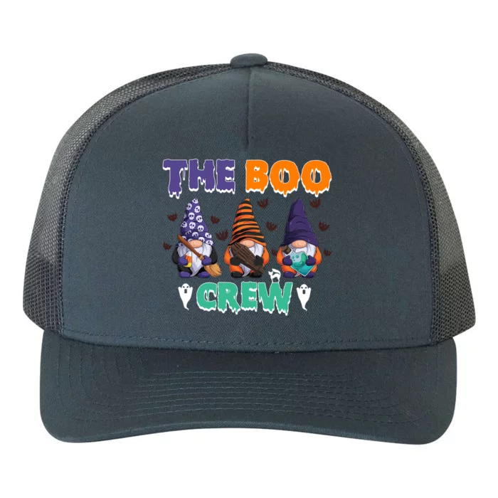 The Boo Crew Gnomes Gnome Halloween Pumpkin Gift Yupoong Adult 5-Panel Trucker Hat