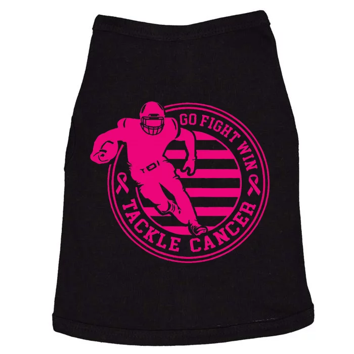 Tackle Breast Cancer Awareness Football Doggie Tank