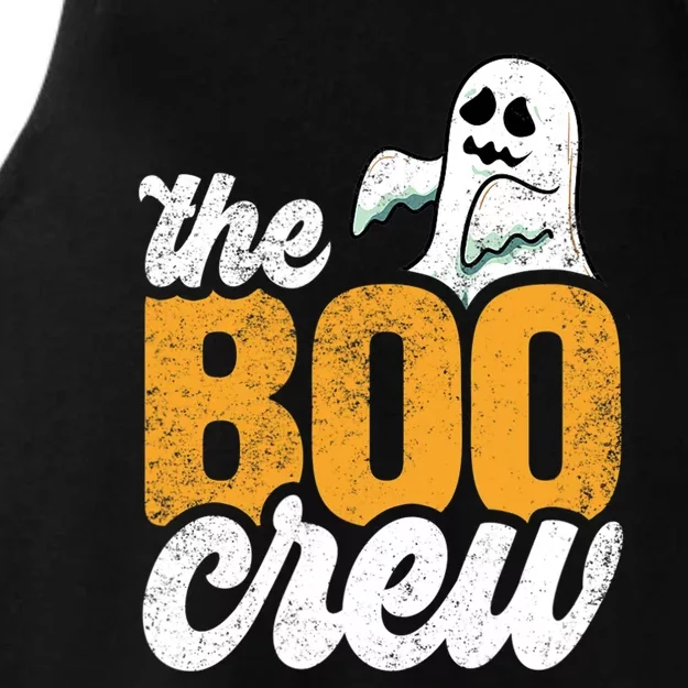 The Boo Crew Funny Ghost Family Matching Halloween Ladies Tri-Blend Wicking Tank