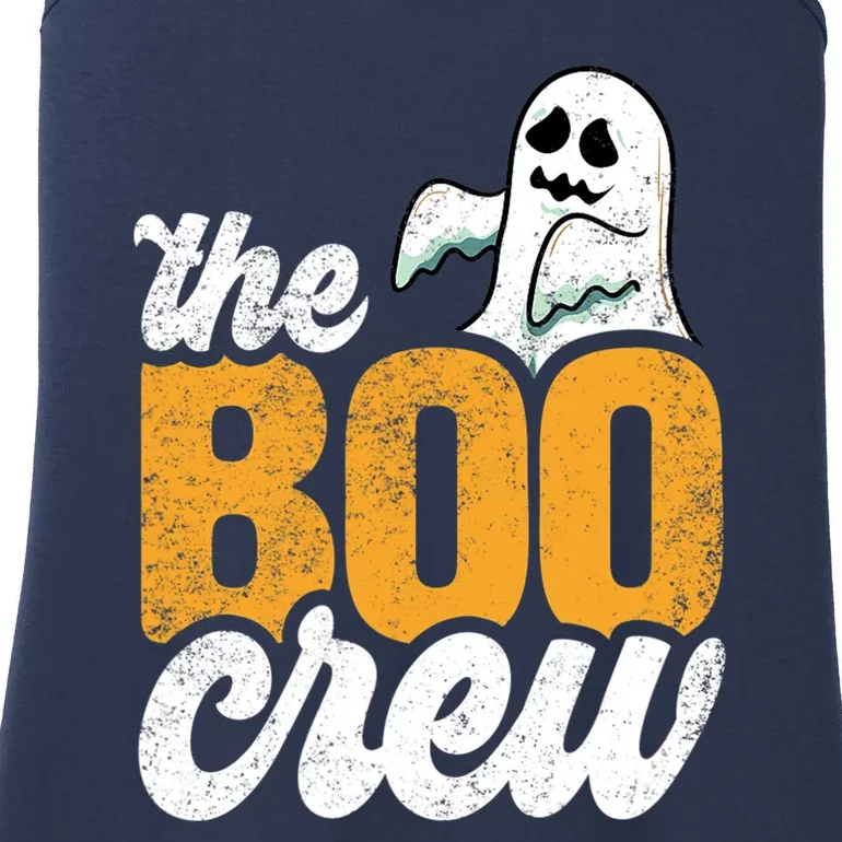 The Boo Crew Funny Ghost Family Matching Halloween Ladies Essential Tank