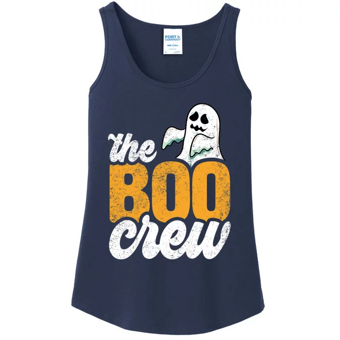 The Boo Crew Funny Ghost Family Matching Halloween Ladies Essential Tank