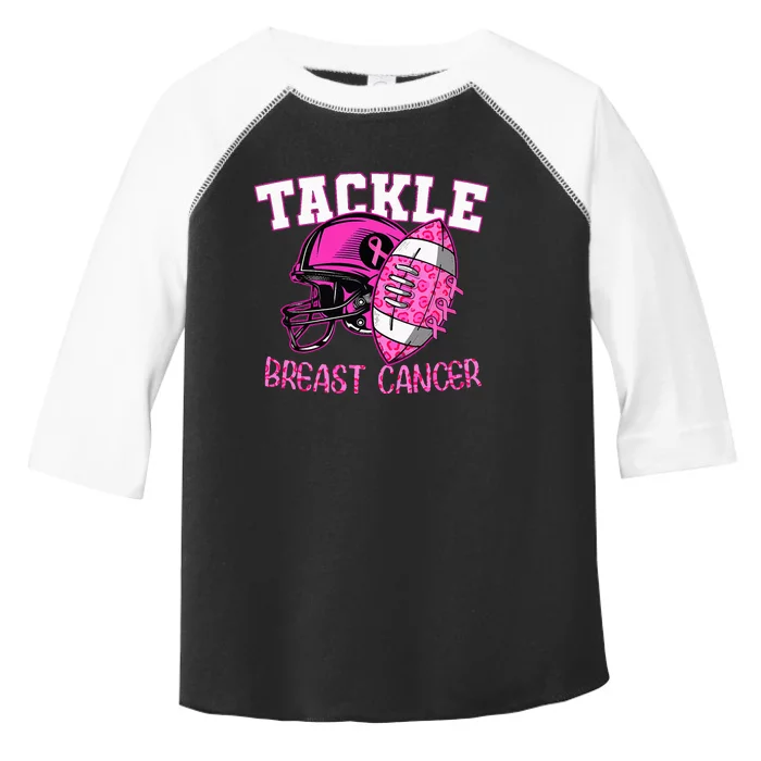 Tackle Breast Cancer Awareness American Football Toddler Fine Jersey T-Shirt