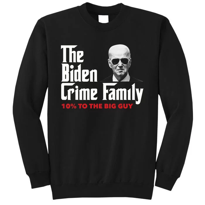 The Biden Crime Family Vintage Retro 2024 Republican Tall Sweatshirt