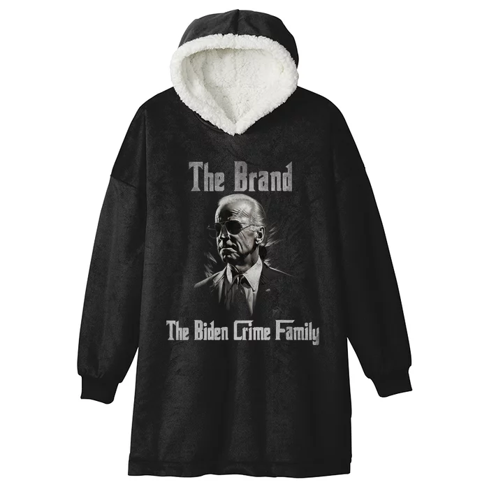 The Biden Crime Family Hooded Wearable Blanket