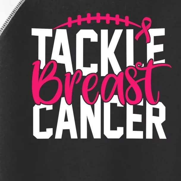 Tackle Breast Cancer Awareness Football Fan Toddler Fine Jersey T-Shirt