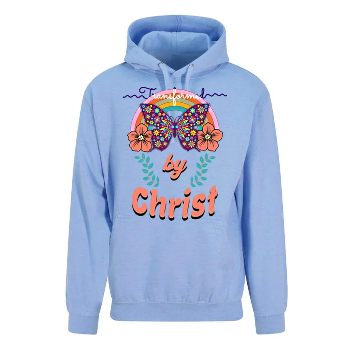 Transformed By Christ Funny Gift Unisex Surf Hoodie