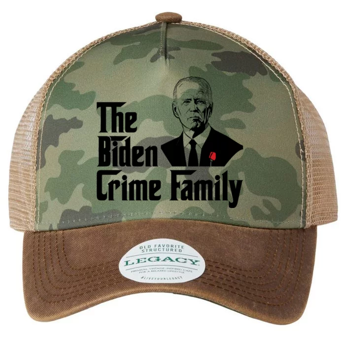 The Biden Crime Family Funny Anti Biden Liberals Democrats Legacy Tie Dye Trucker Hat