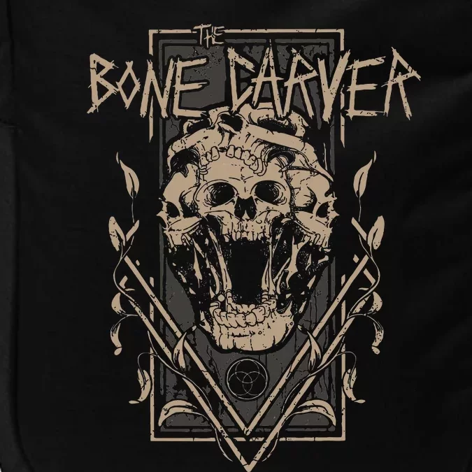 The Bone Carver Death God Skeleton Spicy Books Impact Tech Backpack