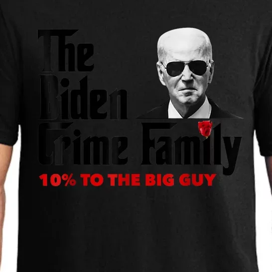 The Biden Crime Family Funny Anti Biden Liberals Democrats Pajama Set